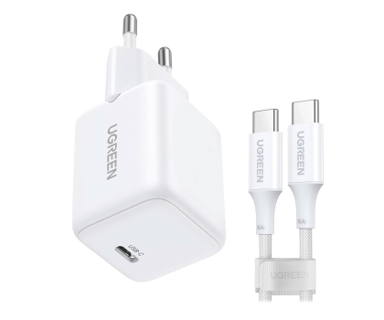 Ładowarka i akumulator UGREEN Ładowarka sieciowa X513 30W GaN 1x USB-C + kabel USB-C 1m 6941876260133